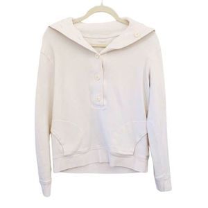 Banana Republic sweatshirt pullover button S